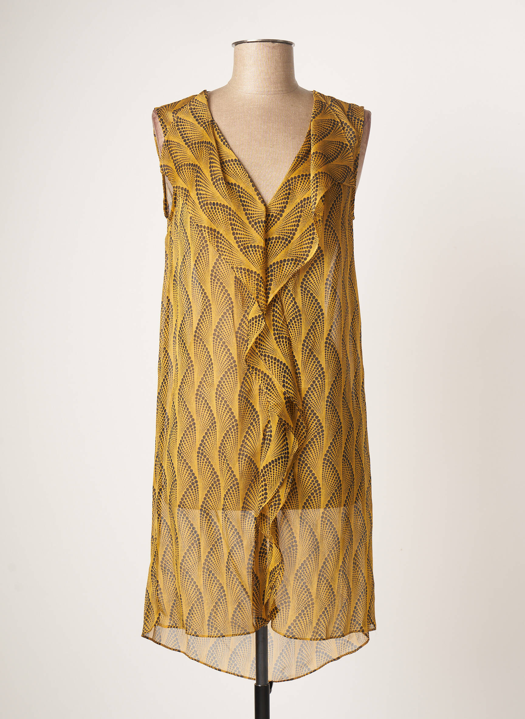 Molly Bracken Tuniquesansmanche Femme couleur jaune
