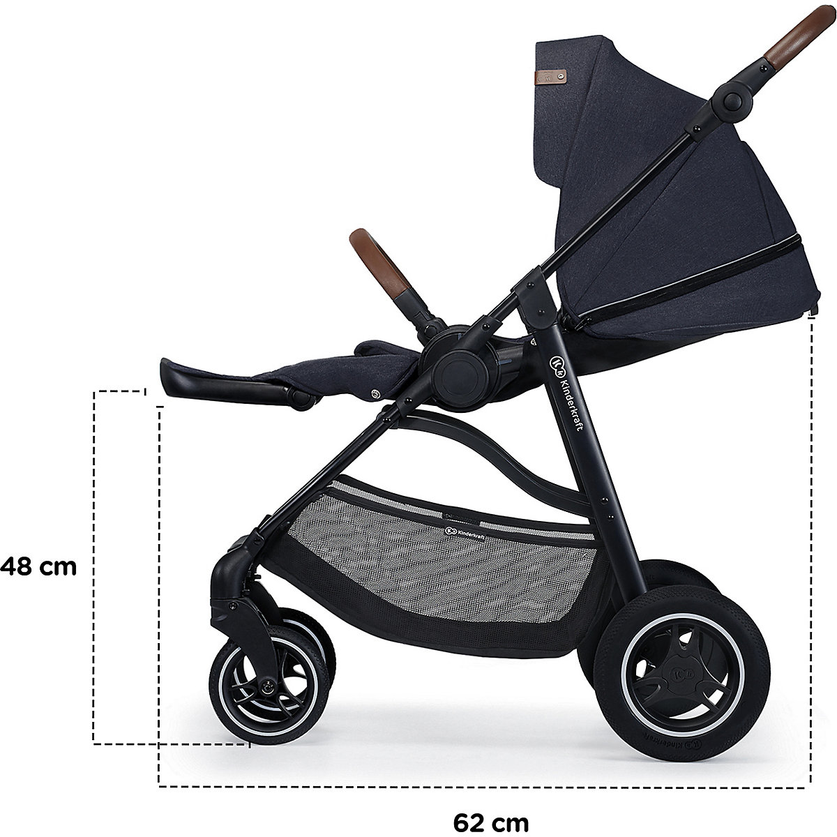 Kombi-Kinderwagen ALL ROAD, blau