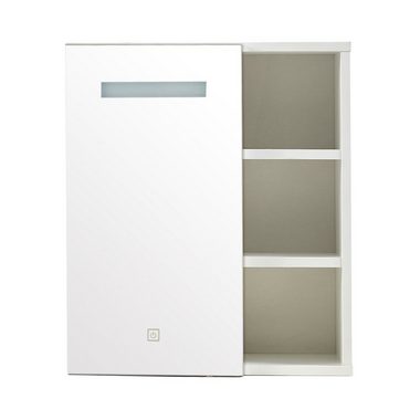 CLIPOP Spiegelschrank Badezimmerspiegelschrank, Wandschrank LED Spiegelschrank mit Touchschalter