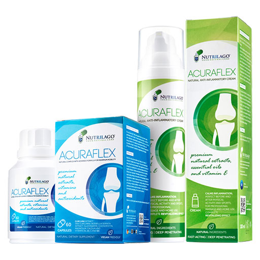 ACURAFLEX Komplett 60 Kps. 100ml Cr.Nutrilago Kpg.  1 St  Kombipackung