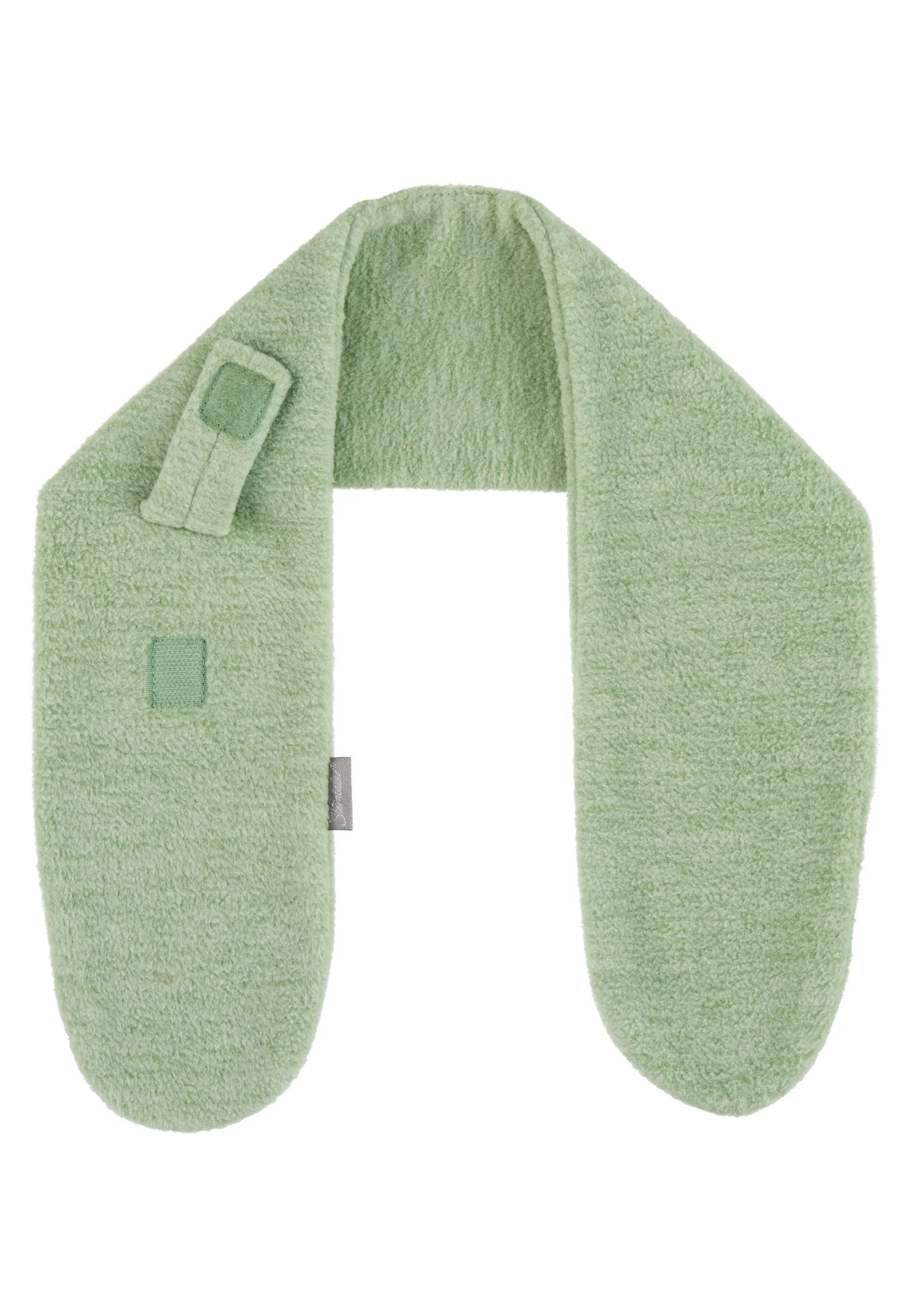 Schal aus Microfleece melange (recycelt) m. Riegel