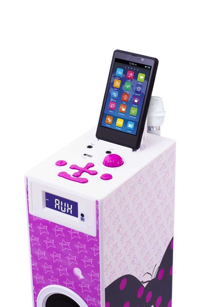 BigBen Sound Tower TW5 Stereoanlage (20 W, mit Mikrofon)