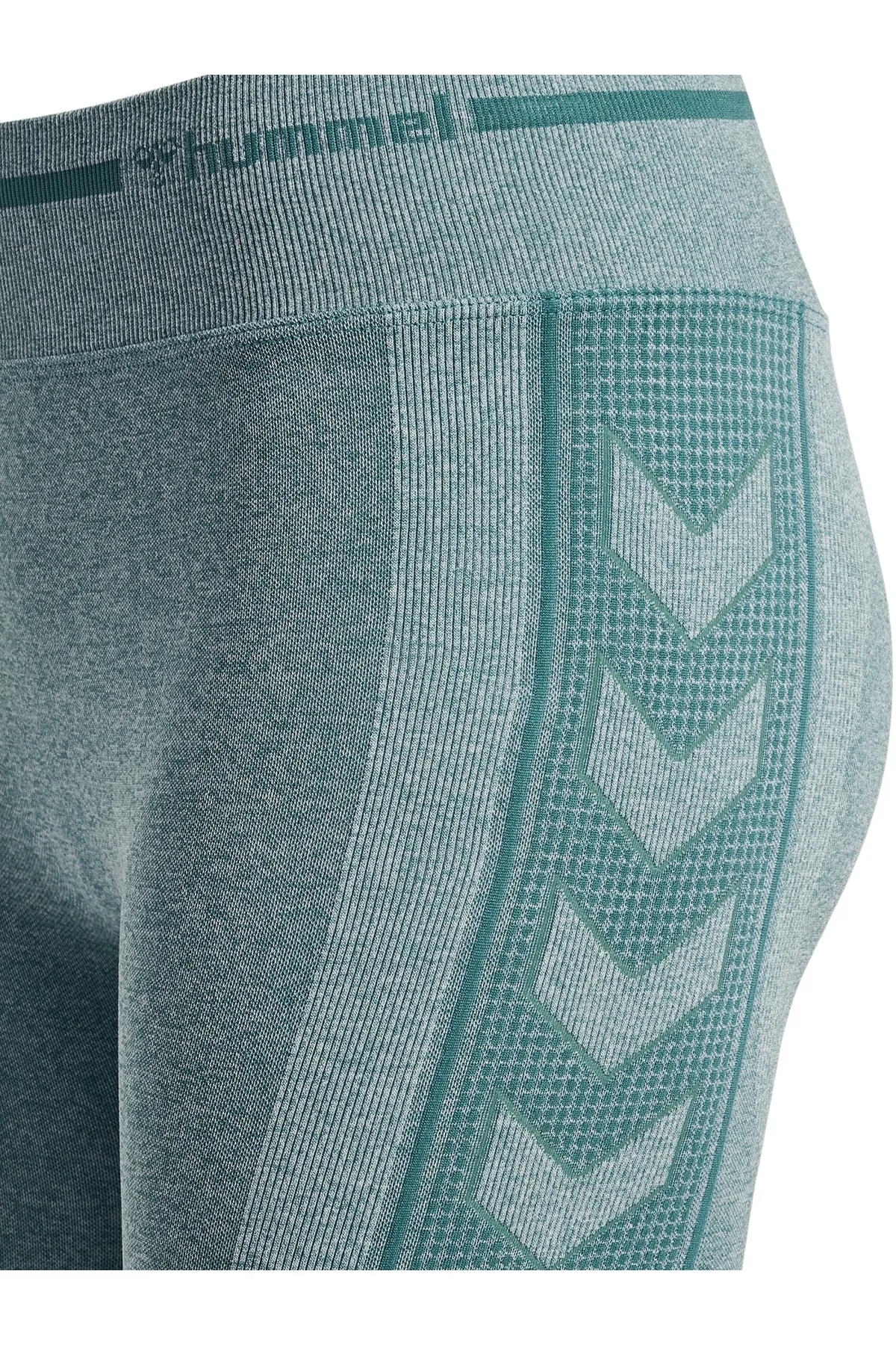 hummel  Sport-Leggings - Grün - Mittlerer Bund