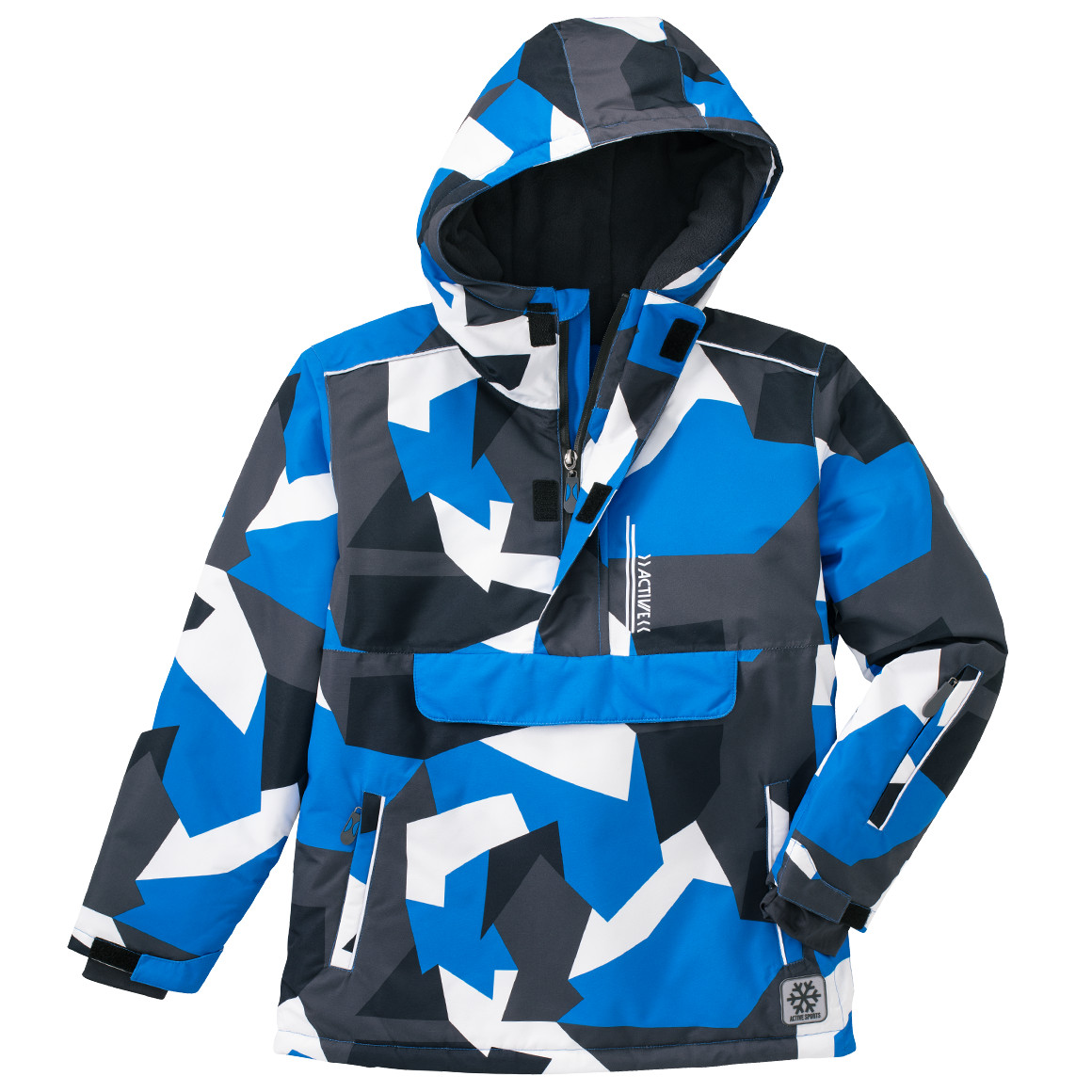 Jungen Schneejacke mit Allover-Print