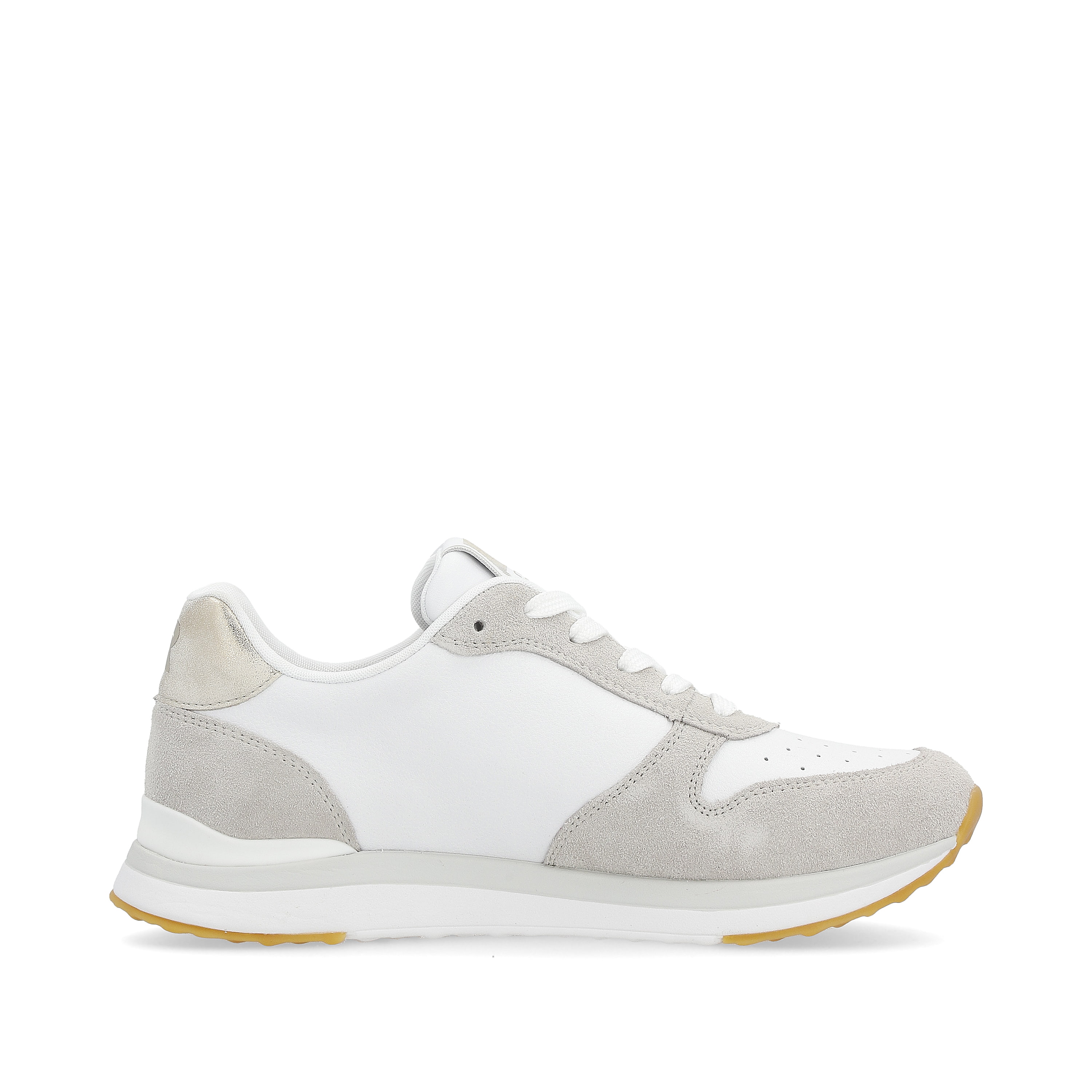 Rieker Damen Sneaker Low pearl-white clay-beige