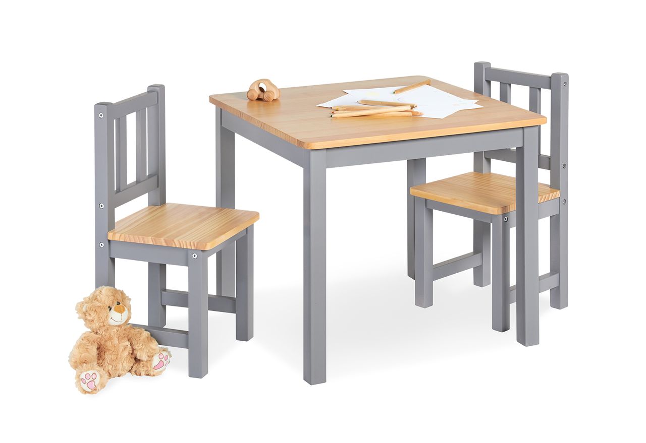 Pinolino Kinderträume Pinolino Kindersitzgruppe Fenna  grau/natur, 3-tlg.