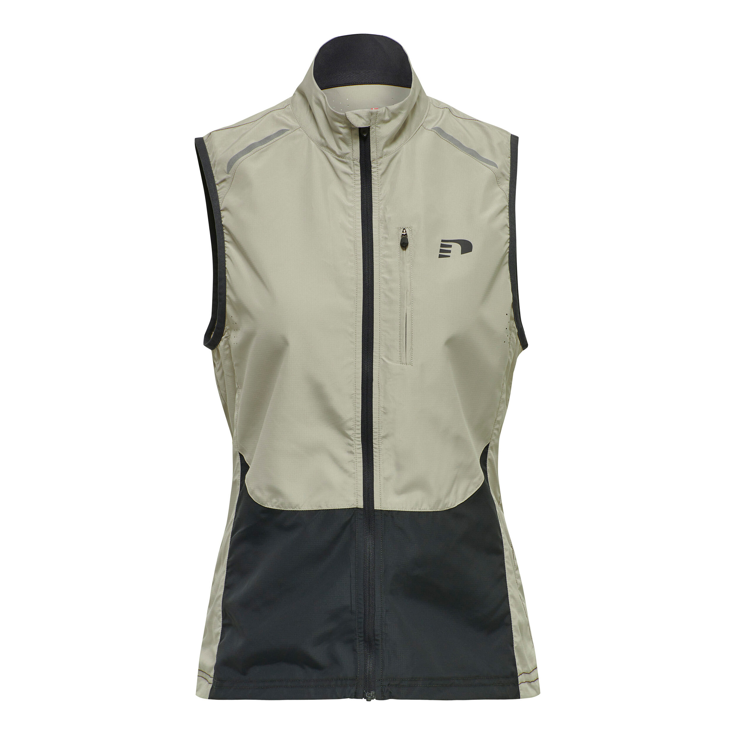 Gilet Laufweste Damen - Grau, Schwarz