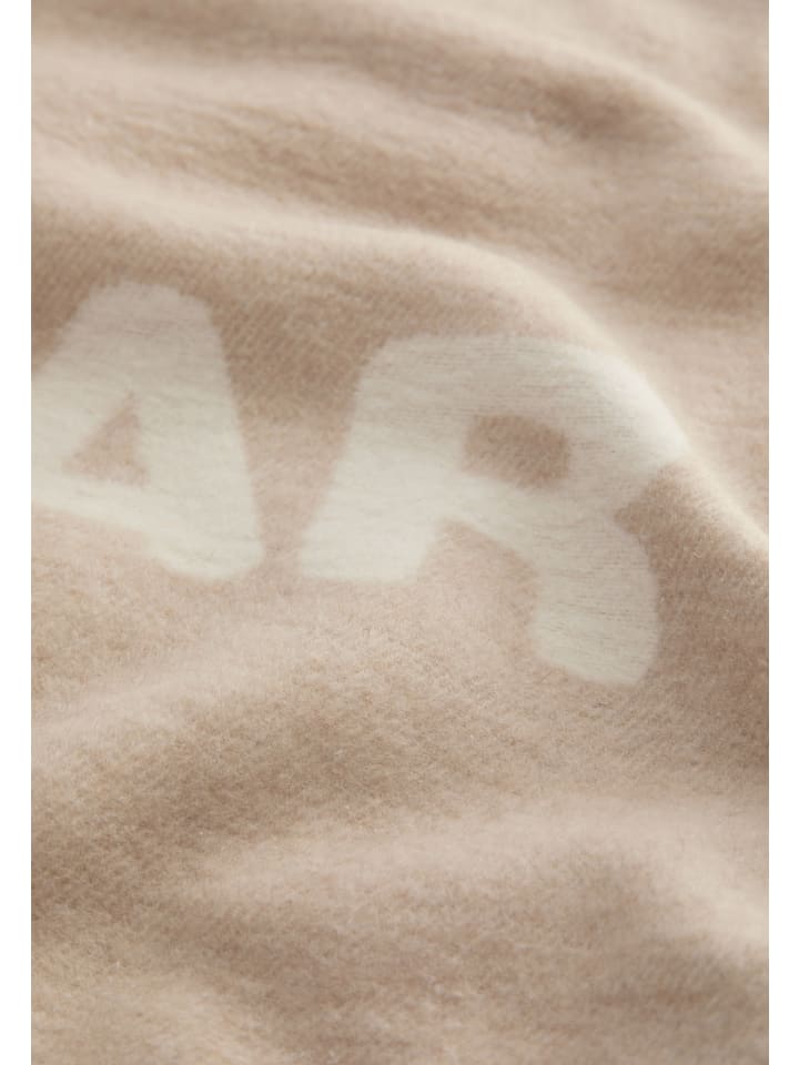 Sansibar Wohndecke Jacquard Scotch in Taupe günstig kaufen 150x200 cm