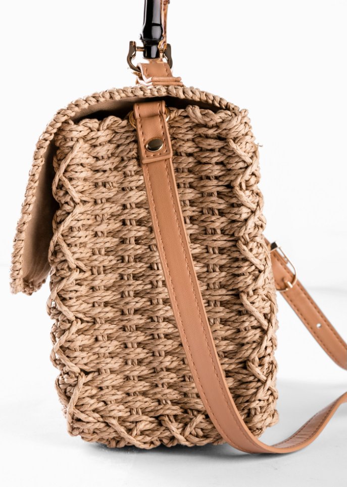 Strohhandtasche