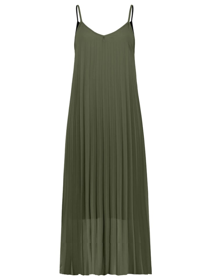 Sublevel Plisseekleid in Dunkelgrün günstig kaufen