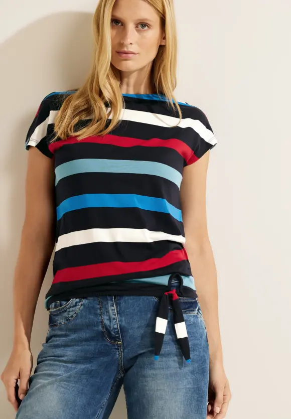 CECIL Shirt mit Knotendetail