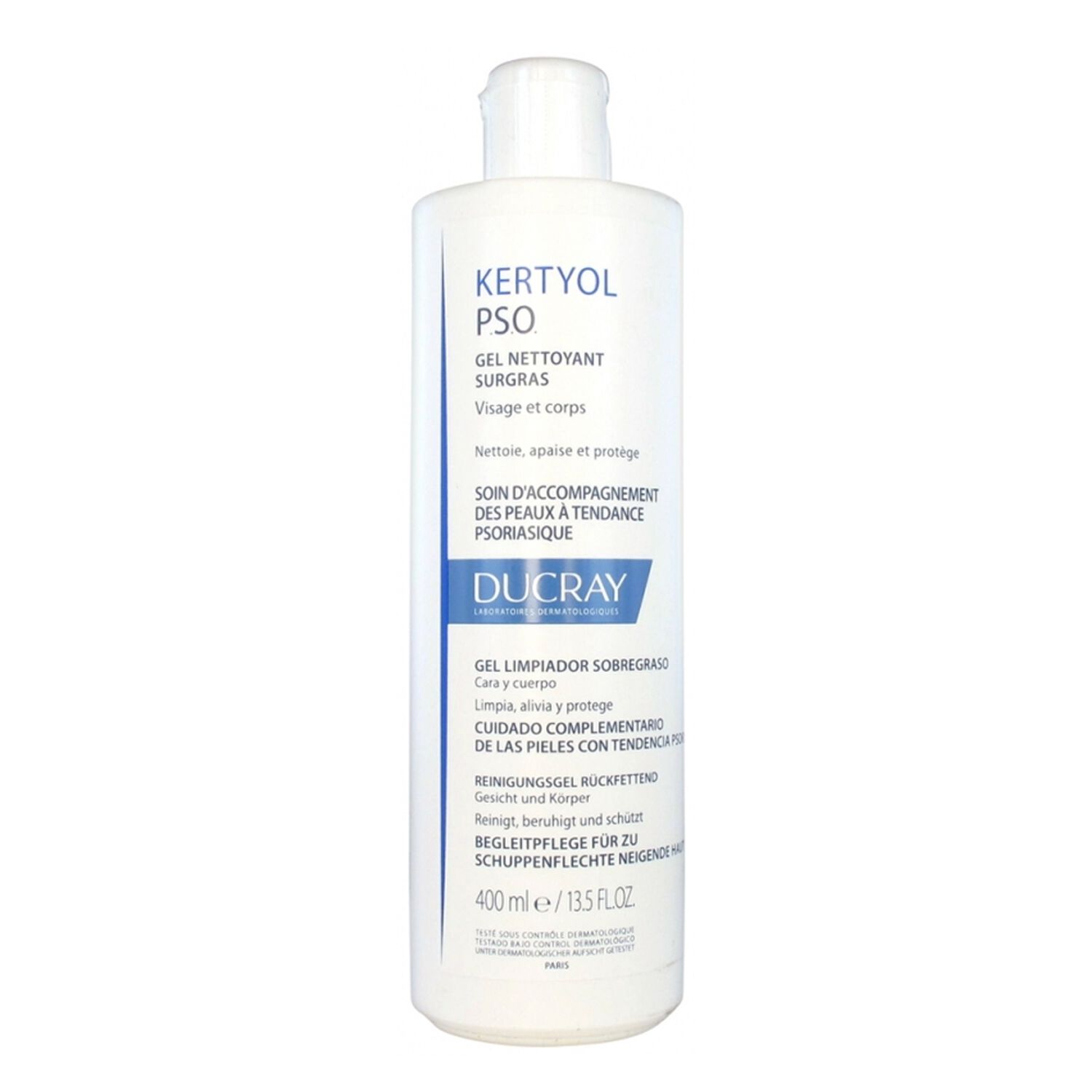 Ducray Kertyol PSO Gel Nettoyant Surgras Visage & Corps 400 ml