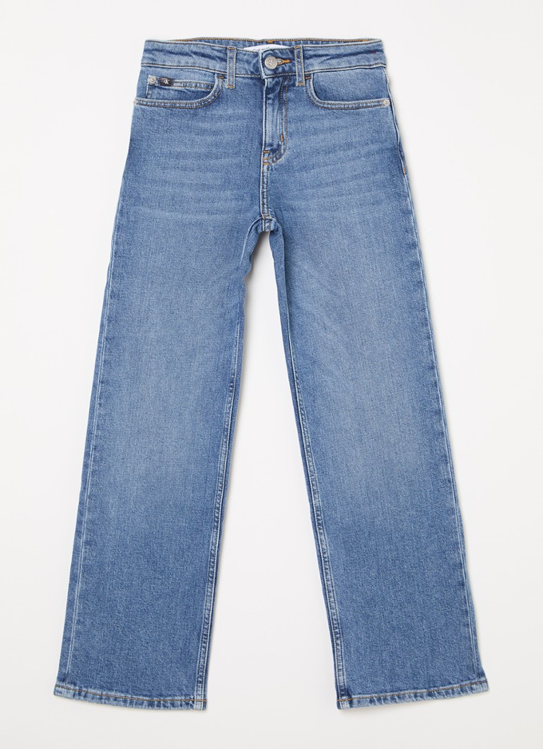 Blugi Calvin Klein cu croi larg și talpă flexibilă
