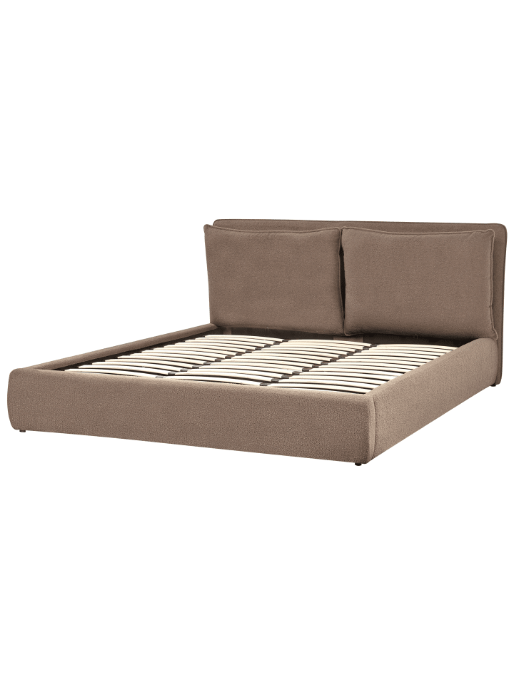 Beliani Doppelbett BAJONNA in Beige - (W) 204 x (H) 102 x (L) 235 cm günstig kaufen onesize