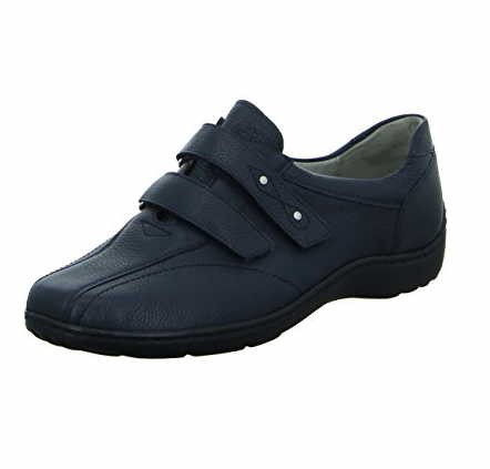 WALDLÄUFER Komfort Slipper blau Henni