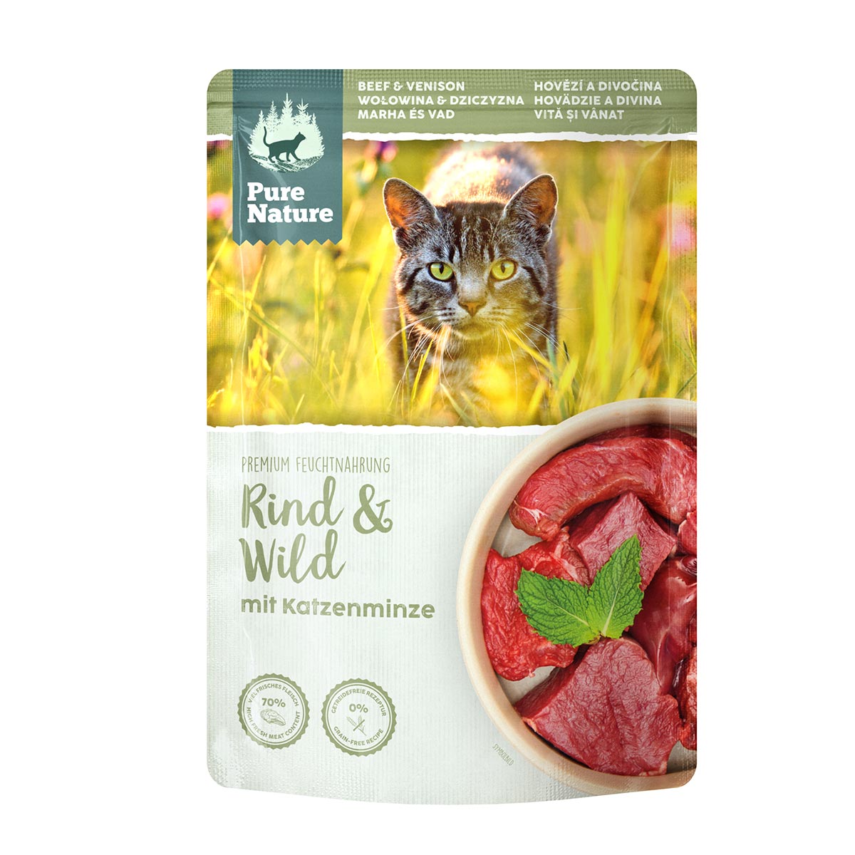 Pure Nature ADULT Rind & Wild mit Katzenminze kaufen bei ZooRoyal