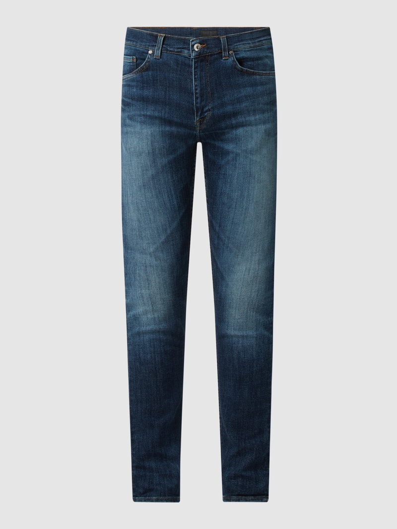 Slim Fit Jeans mit Stretch-Anteil Modell 'Evolve' in dunkelblau
