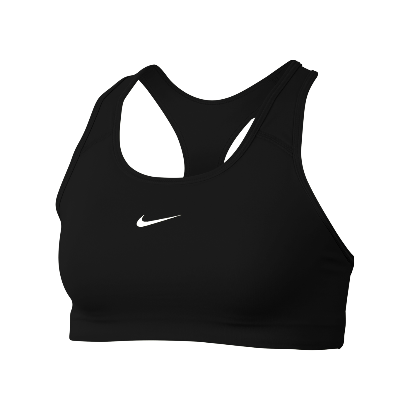 Nike Swoosh Bra Sport-BH Damen Schwarz F010