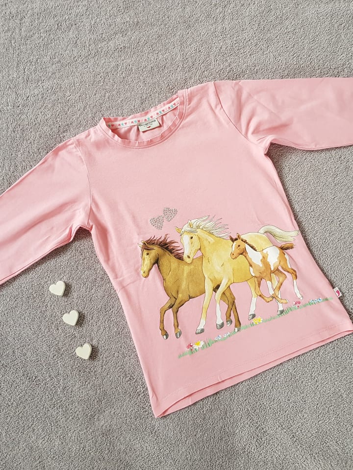 Salt and Pepper Longsleeve in Pink günstig kaufen 128/134