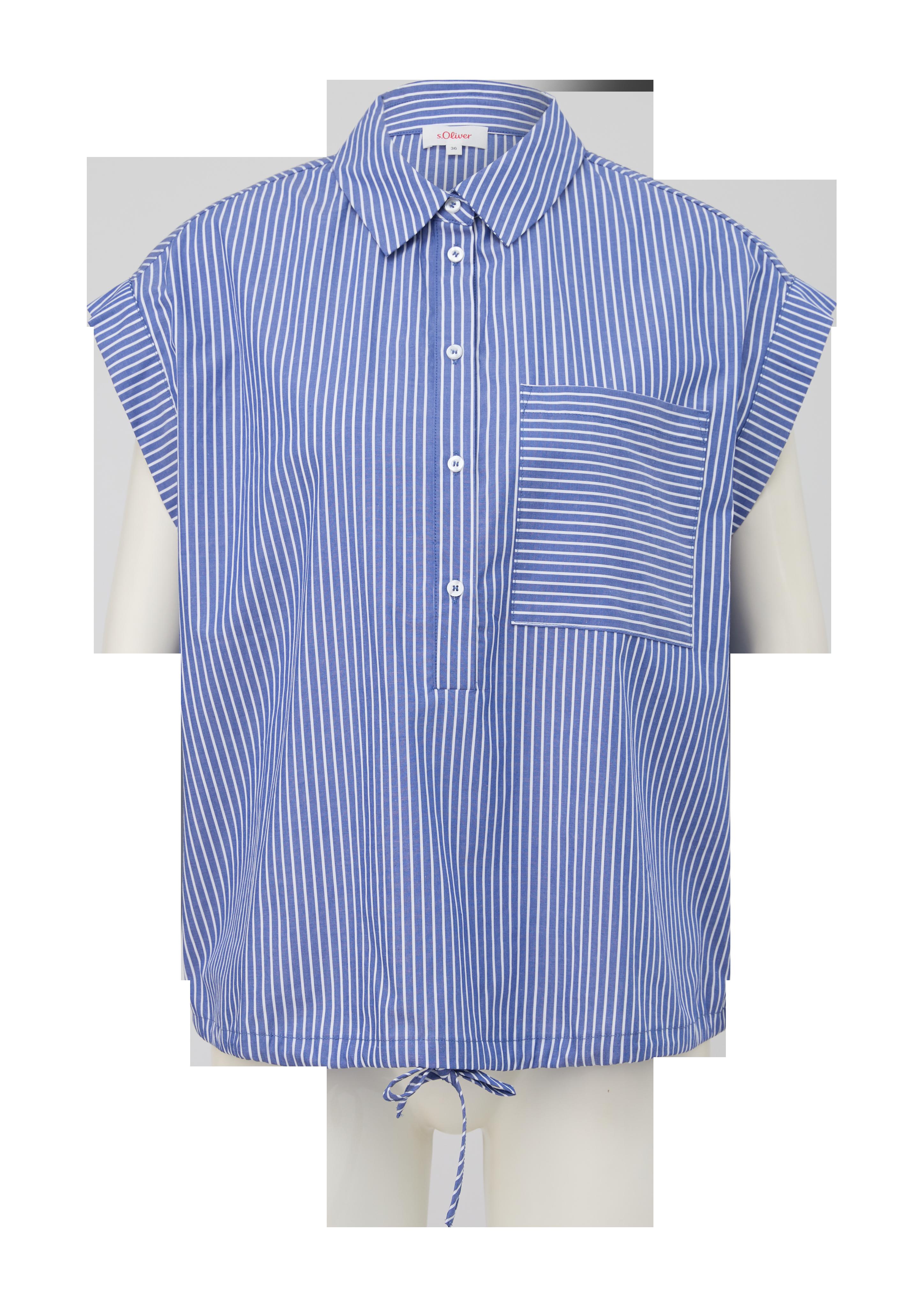 Baumwollbluse mit Streifen  2128387-50G5