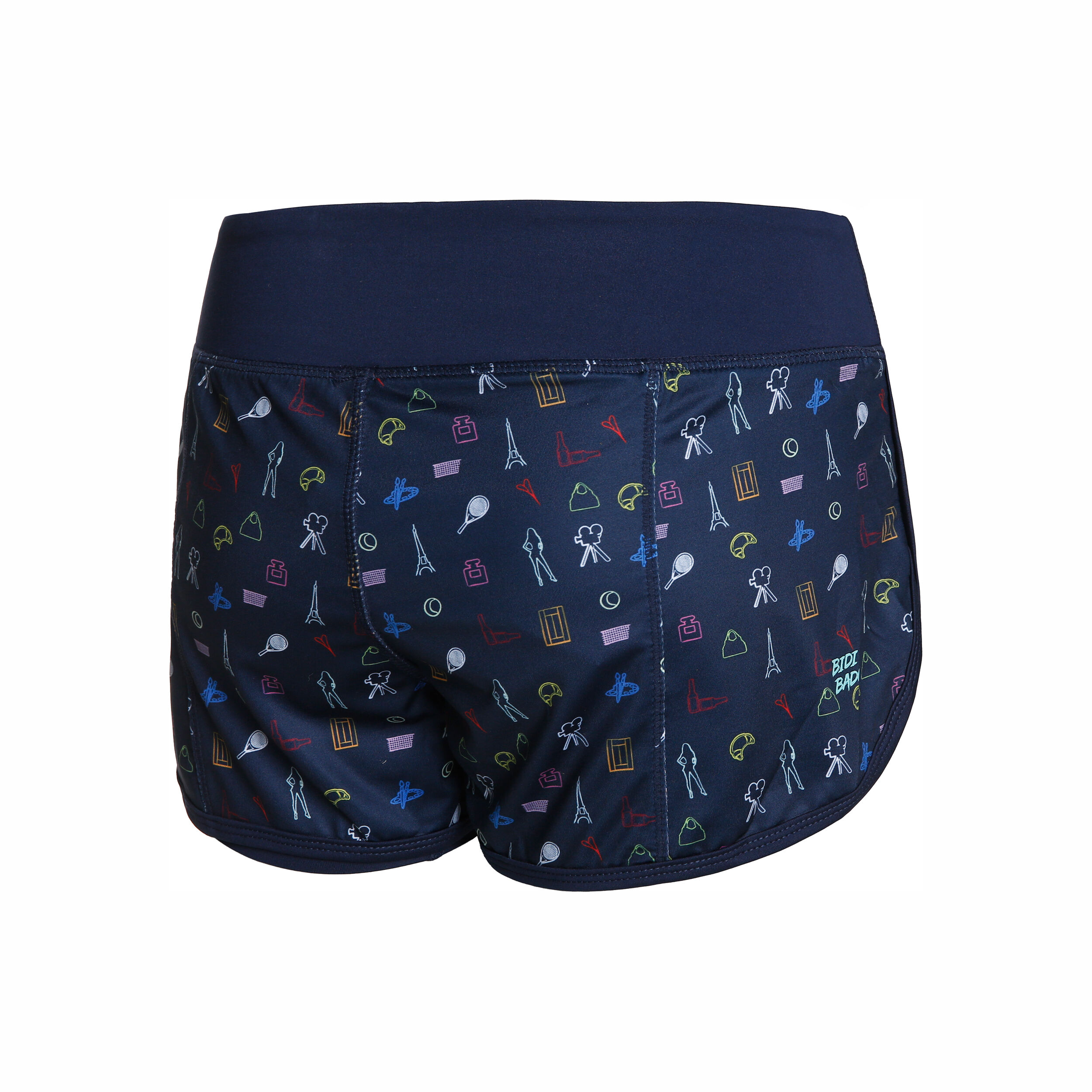 Chidera Tech 2in1 Shorts Damen - Dunkelblau, Mehrfarbig