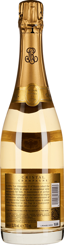 Roederer Champagne Brut Cristal 2015 im Geschenkkarton