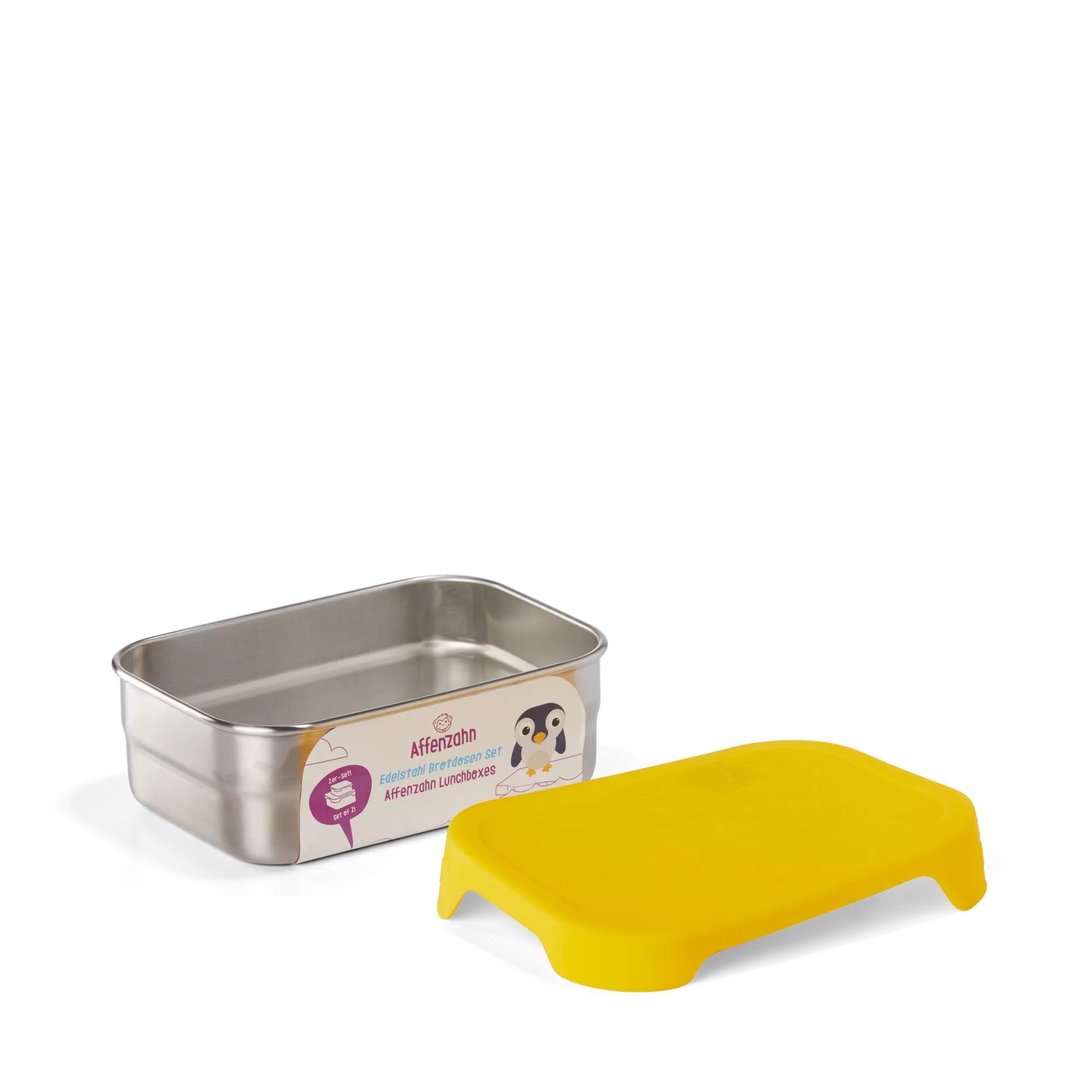 Edelstahl Brotdosen Set