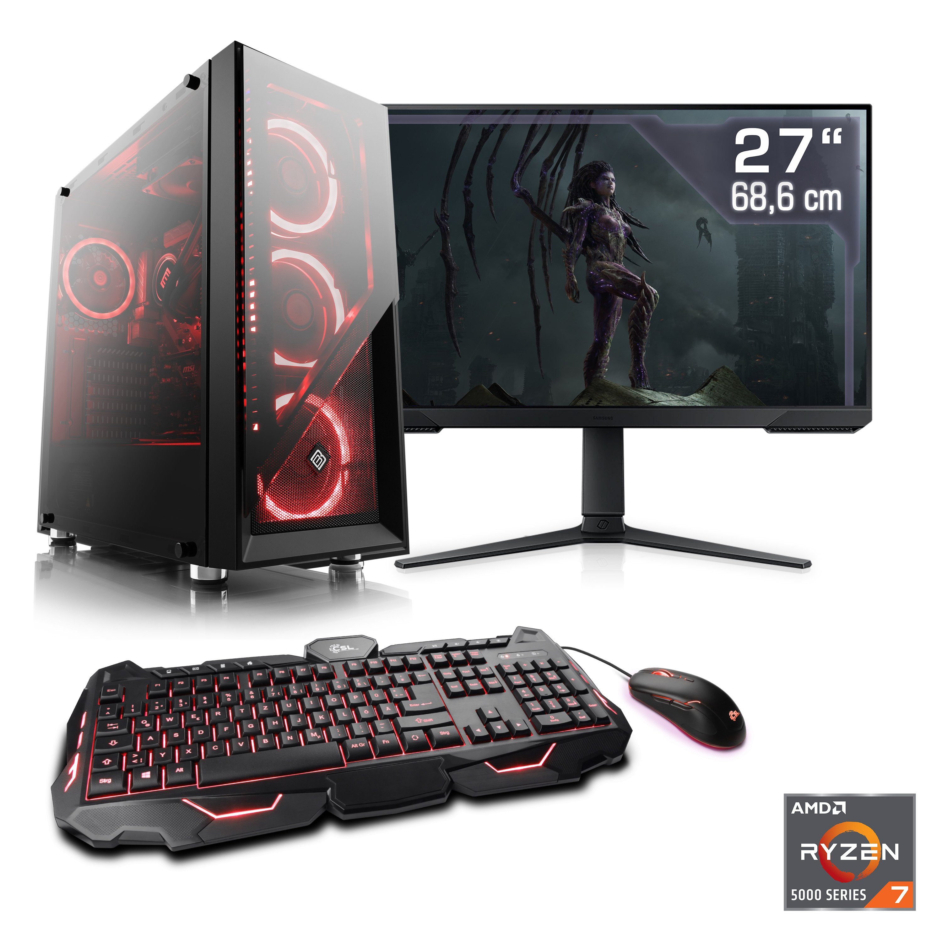 CSL HydroX V28323 Gaming-PC-Komplettsystem (27