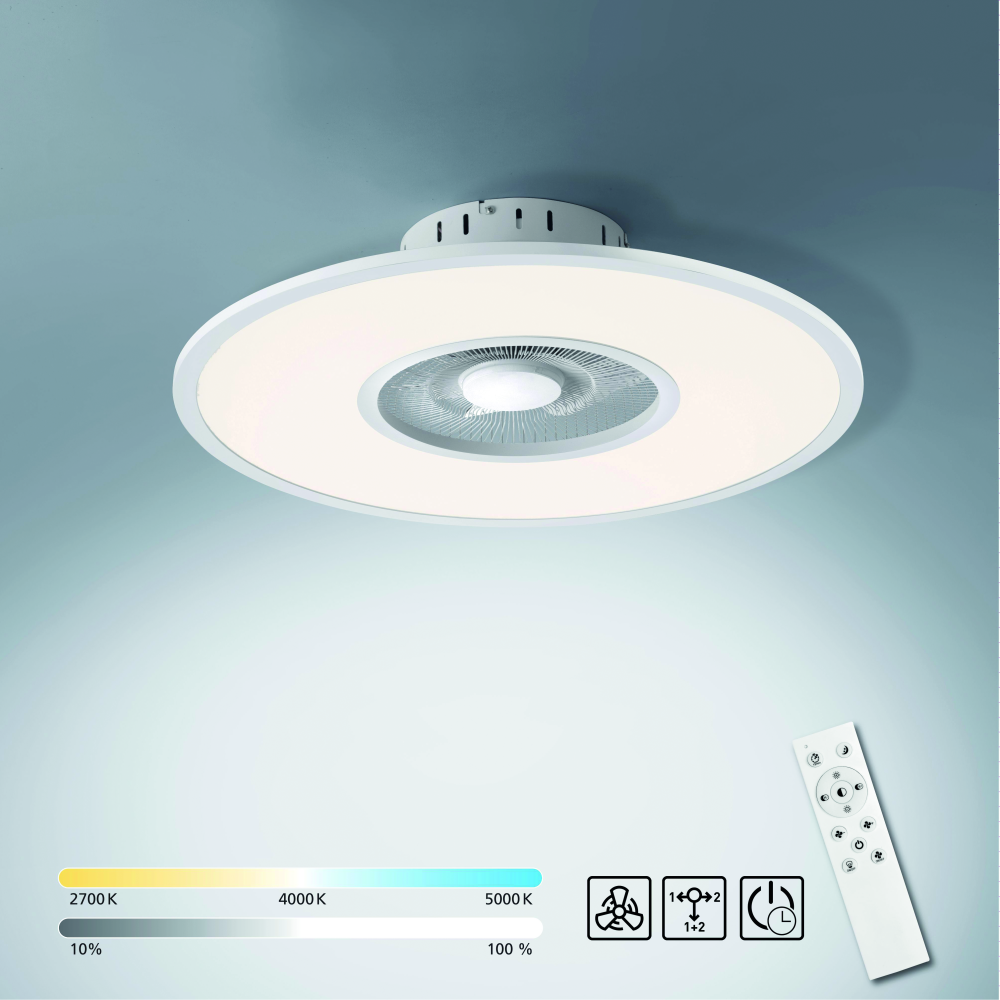 Deckenleuchte mit Ventilator Flat-