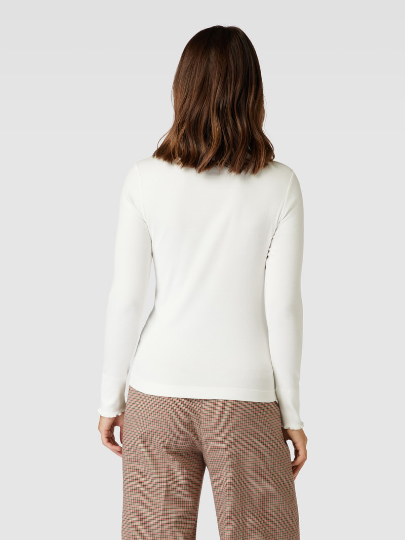 Longsleeve mit Turtleneck in offwhite