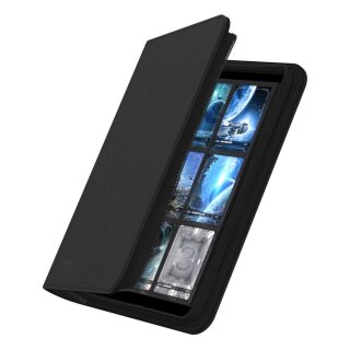 9-Pocket Mini American Zipfolio Xenoskin Schwarz (für X-Wing)