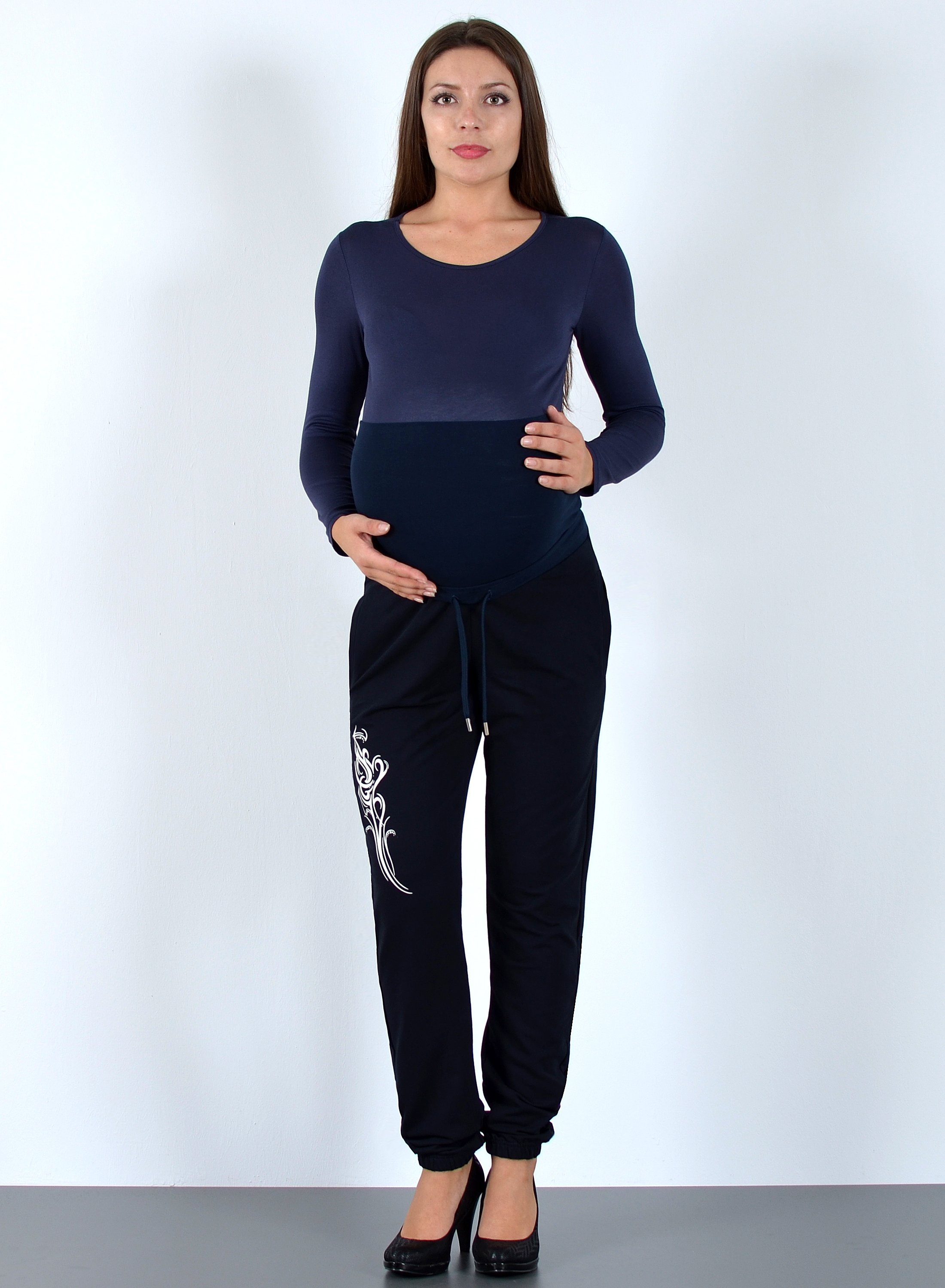 ESRA Stretch-Umstandshose J480-Umstand Damen Schwangerschaftshose Umstandshose Stretch, Sporthose für Schwangerschaft Umstandsmode Hose Damen, Damen Schwangerschaftshose mit elastischem Bund Stretch Hose, Schwangerschafts-Hose mit hoher Leibhöhe Stre