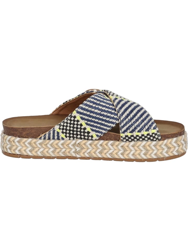palado Plateau-Pantoletten in NAVY MULTI günstig kaufen