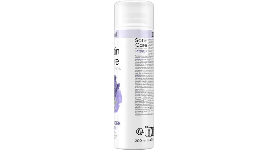 Gillette VENUS Rasiergel Satin Care Lavendel 200 ml 200 ml
