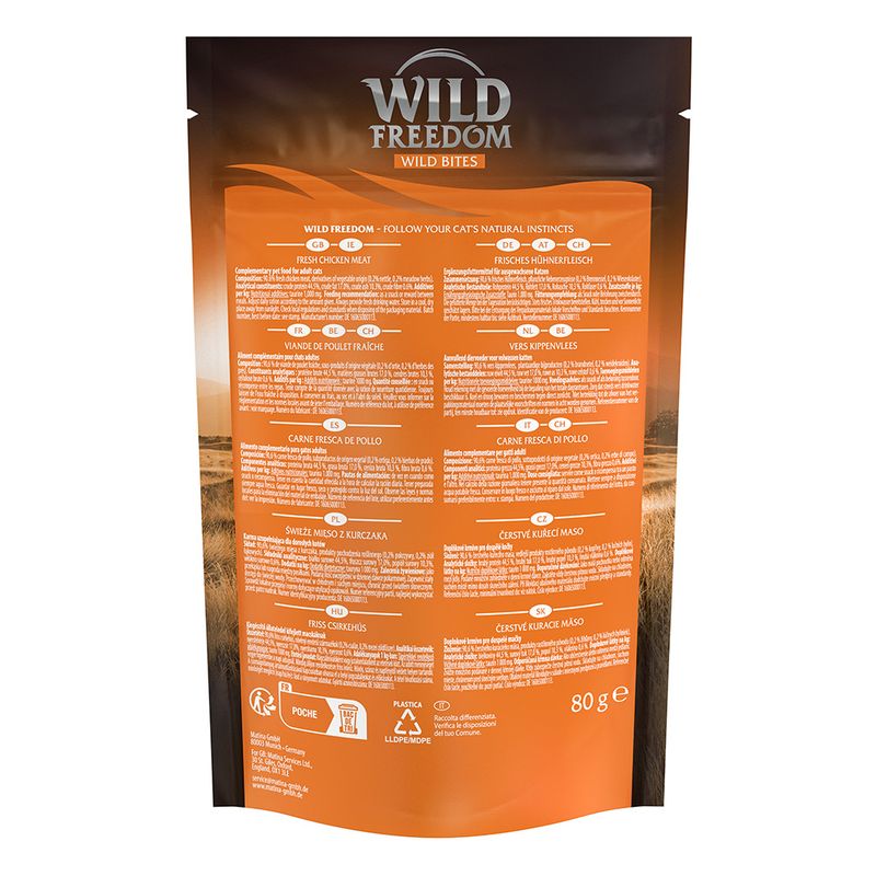 Sparpaket Wild Freedom Snack - Wild Bites 3 x 80 g