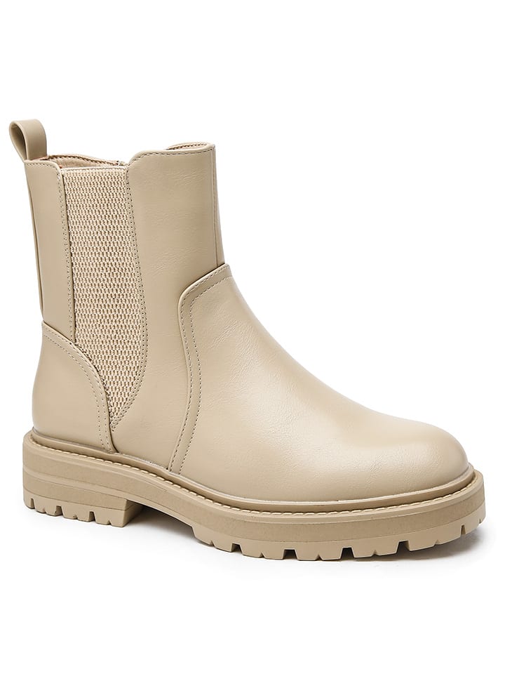 C'M Chelsea-Boots in Beige günstig kaufen