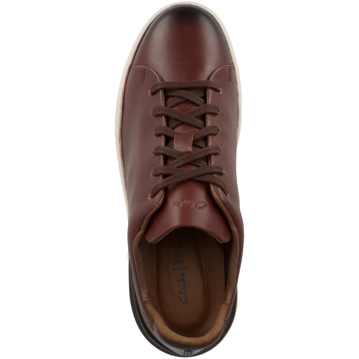 Clarks Court Lite Lace Sneaker Low dunkelbraun