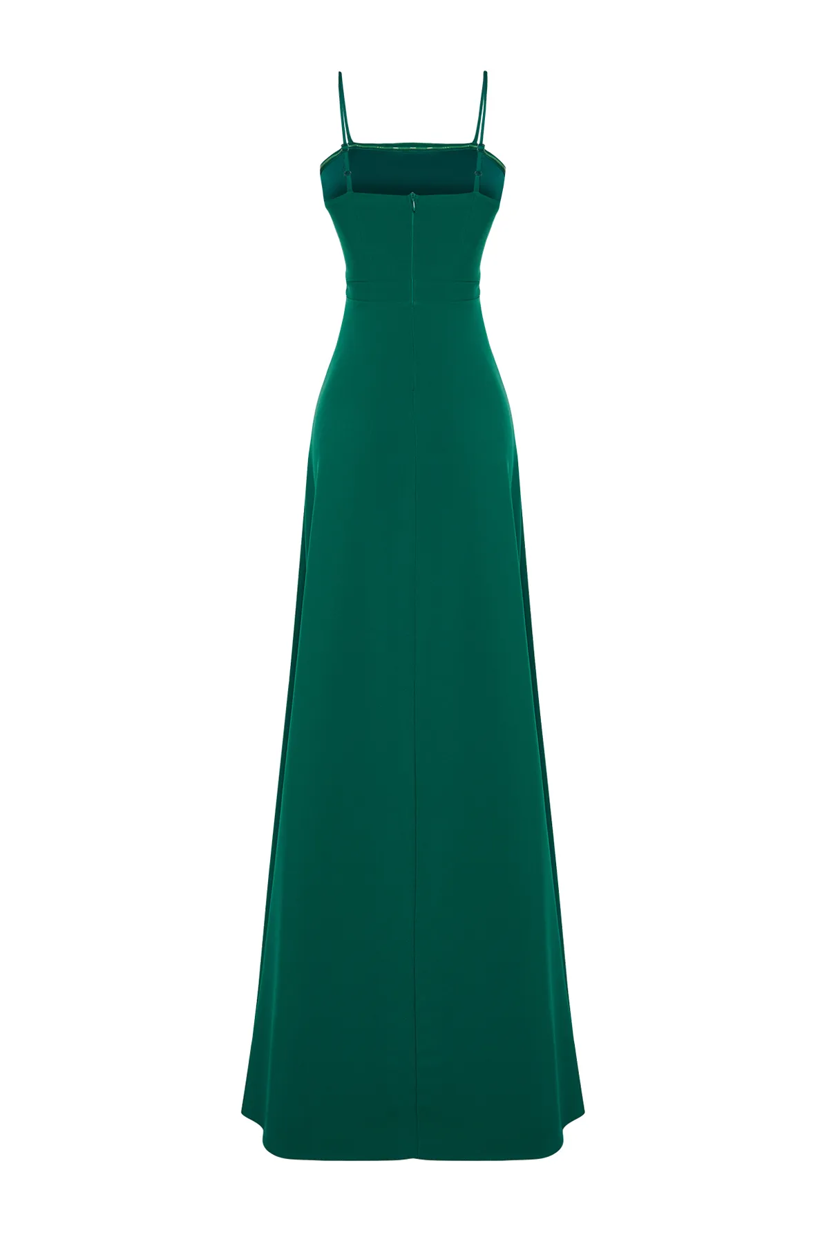 Trendyol Collection  Smaragdgrünes gewebtes Abendkleid TPRSS19FZ0511