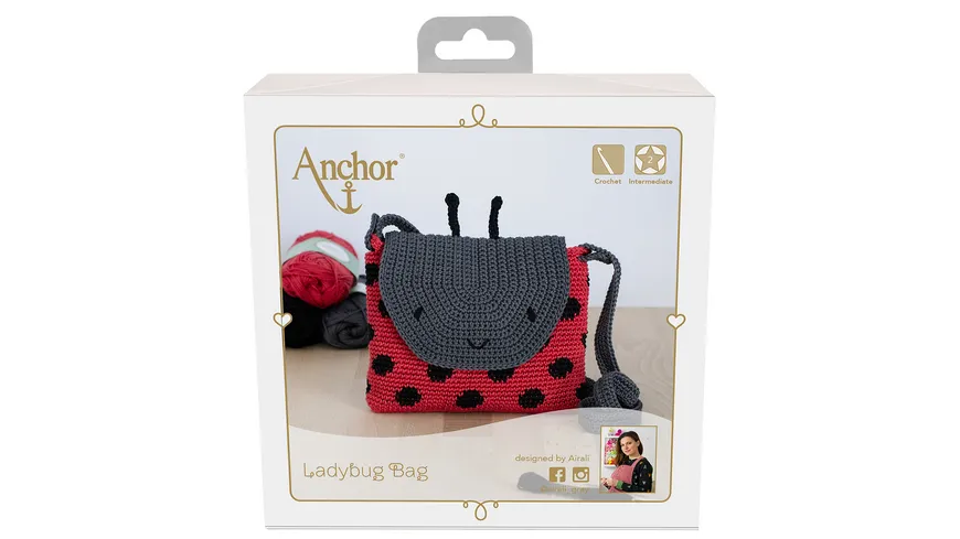 Anchor Häkel Set Tasche Marienkäfer