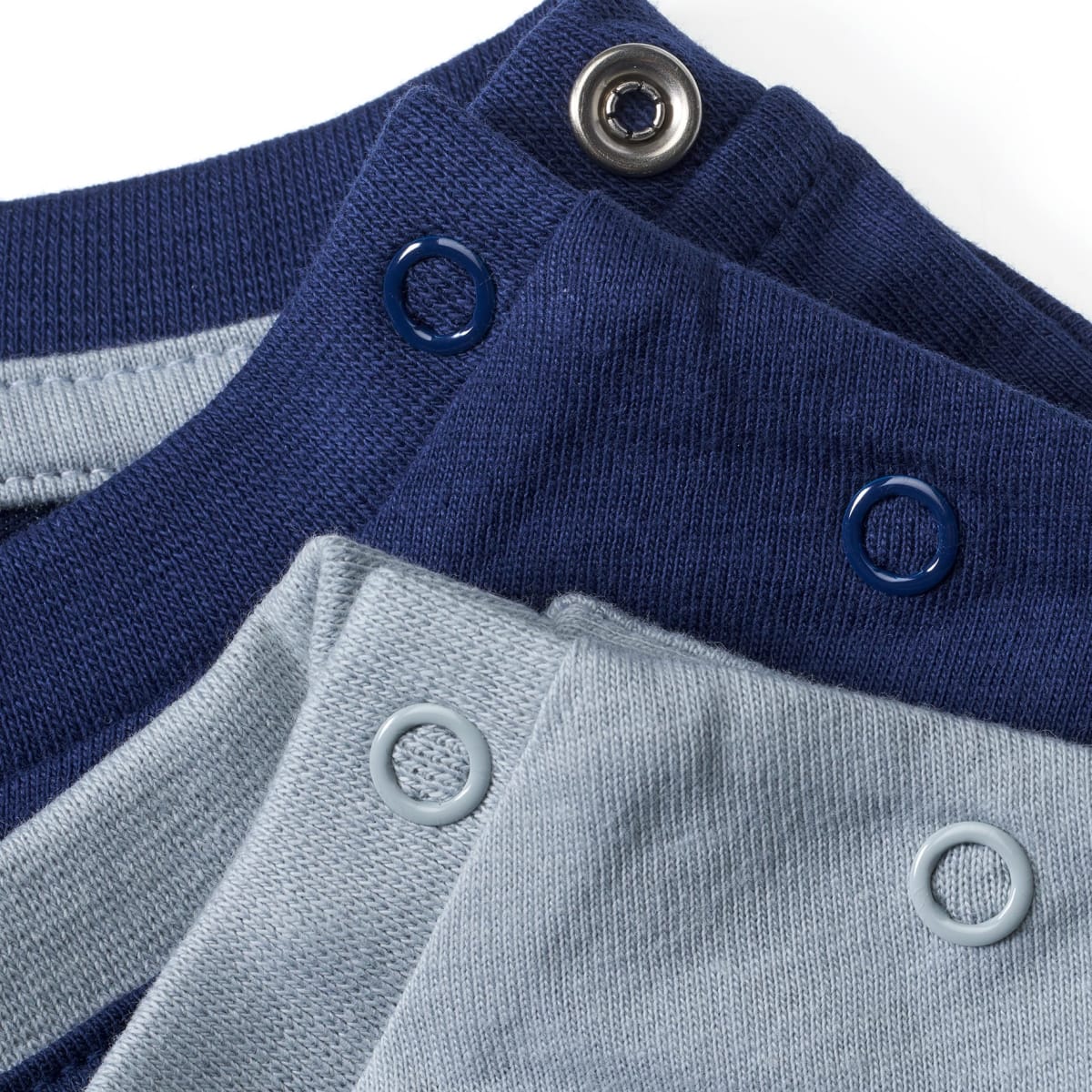 T-Shirts, blau, Gr. 86, 2 St