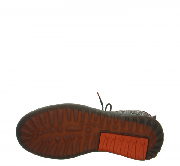 KUSABI Schnürboots - Espresso/Kombi