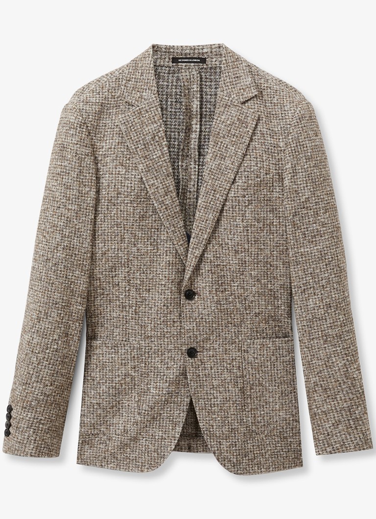 Reiss Mineral single-breasted jacket in tweed