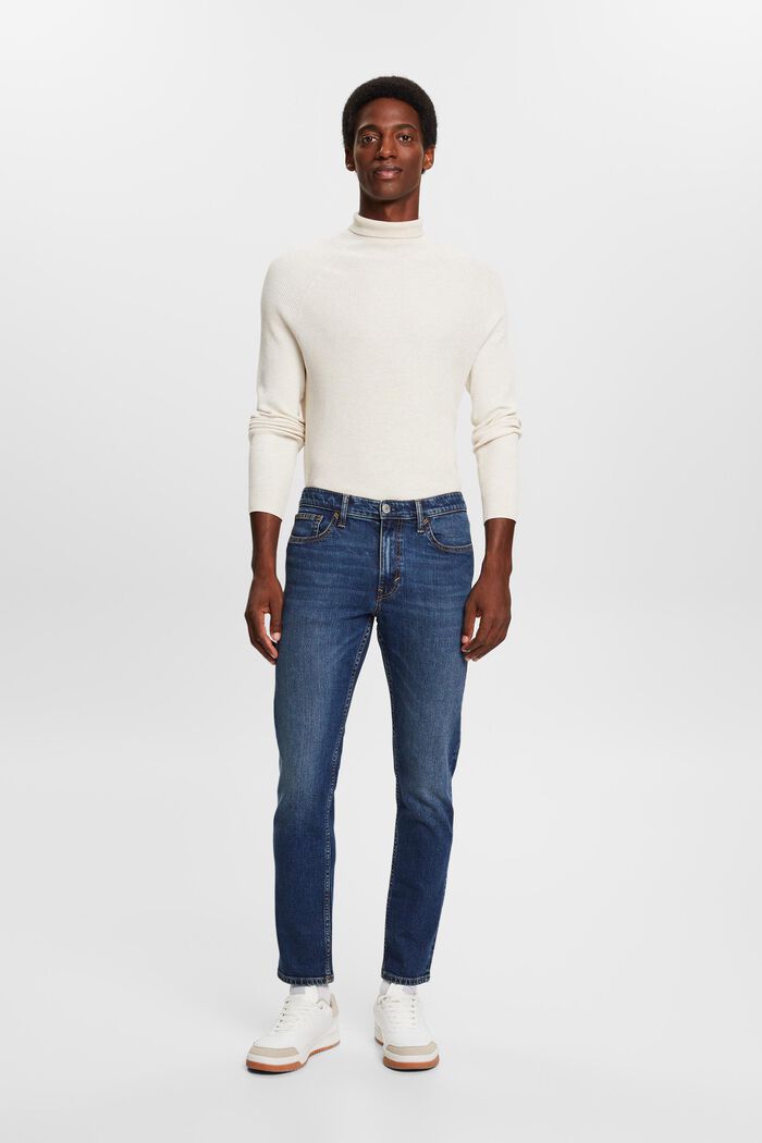 Schmale Jeans mit mittlerer Bundhöhe
