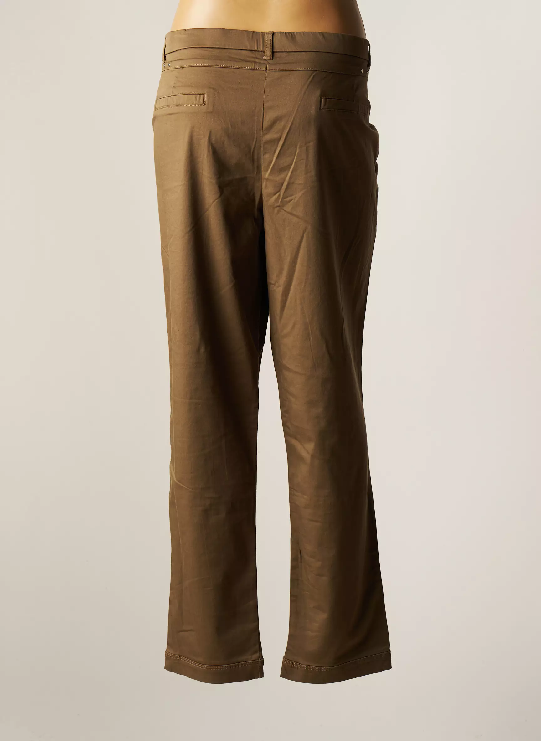 Christine Laure Pantalons Chino Femme couleur marron