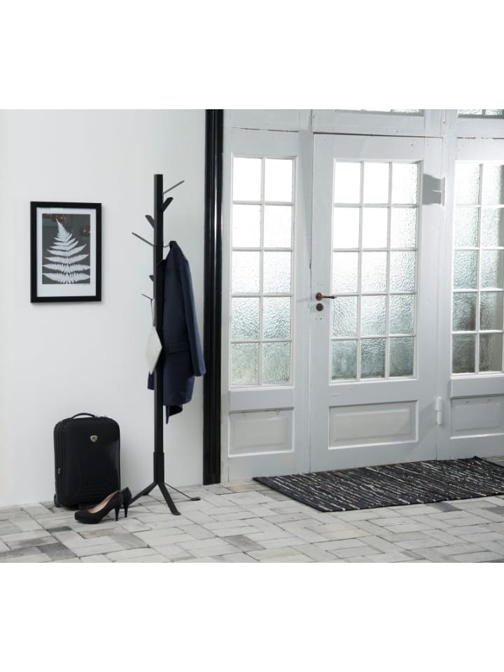 ebuy24 Garderobeständer  Vinston Schwarz 50 x 50 cm günstig kaufen onesize