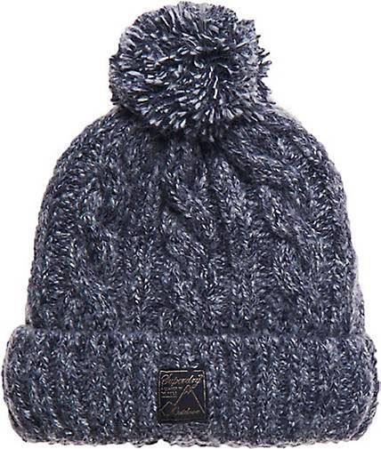 Superdry Mütze TWEED CABLE BEANIE