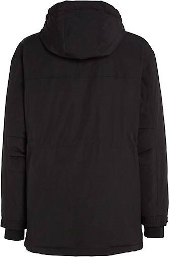 TOMMY-JEANS Herren Jacke mit Kapuze TJM TECH PARKA wattiert