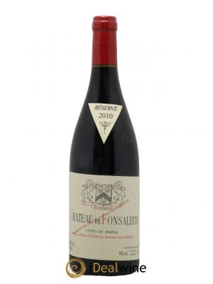 Côtes du Rhône Château de Fonsalette Emmanuel Reynaud  2010 - Lot de 1 Bouteille