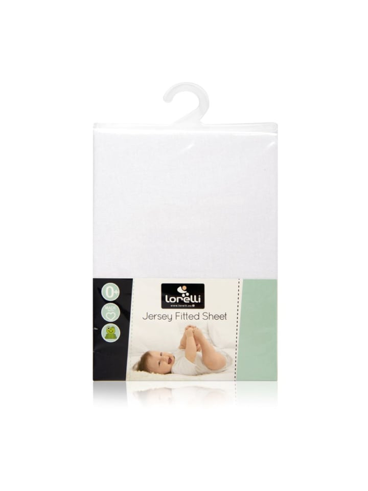 Lorelli Spannbettuch Jersey 60 x 120 cm in weiß günstig kaufen 60x120 cm