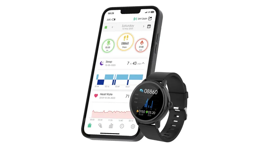 Müller Smartwatch mit Telefonfunktion MU-SWC-16A